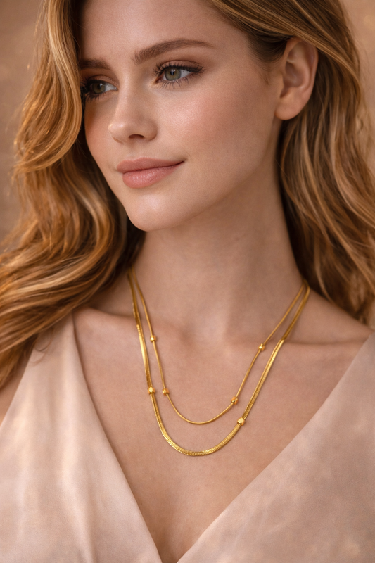 Elegant Gold Layer Chain