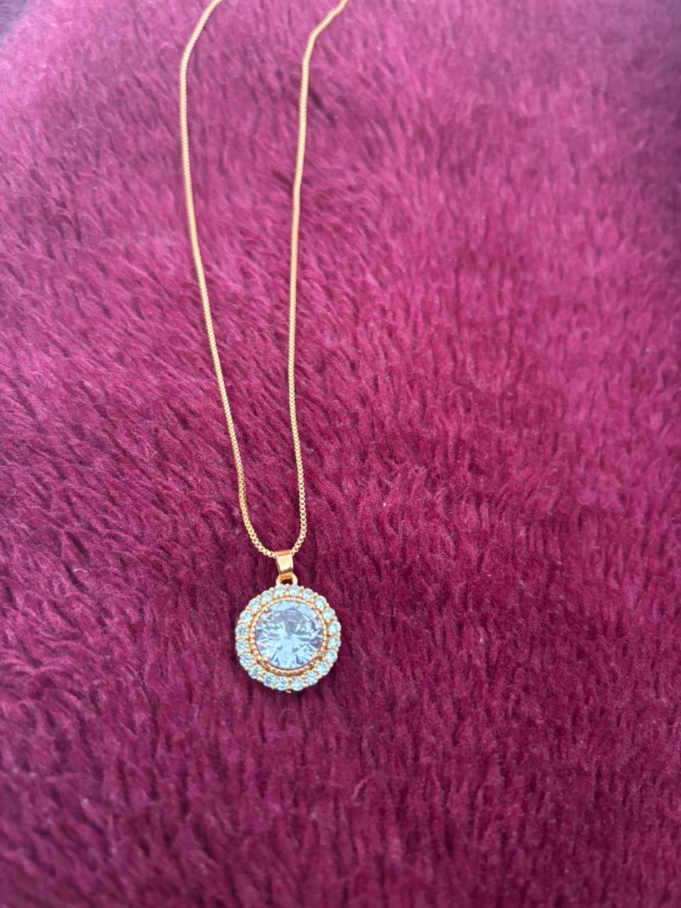 Celeste Halo Necklace