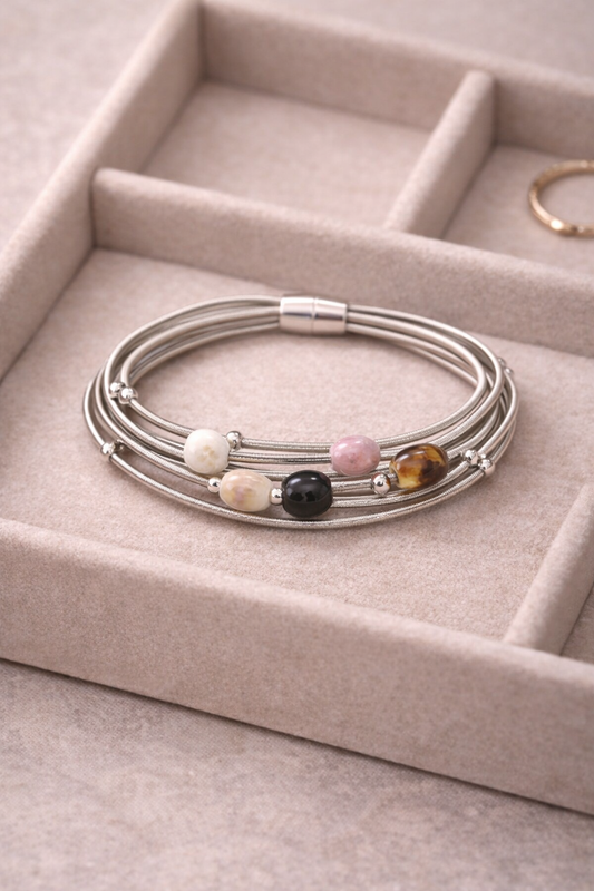 Pastel Stone Symphony Bracelet