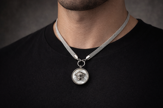 Ivory Medusa Neck Chain