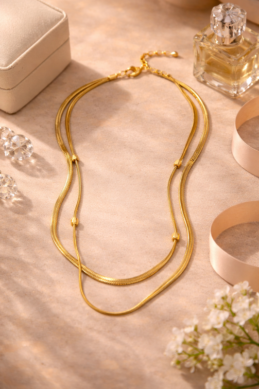 Elegant Gold Layer Chain