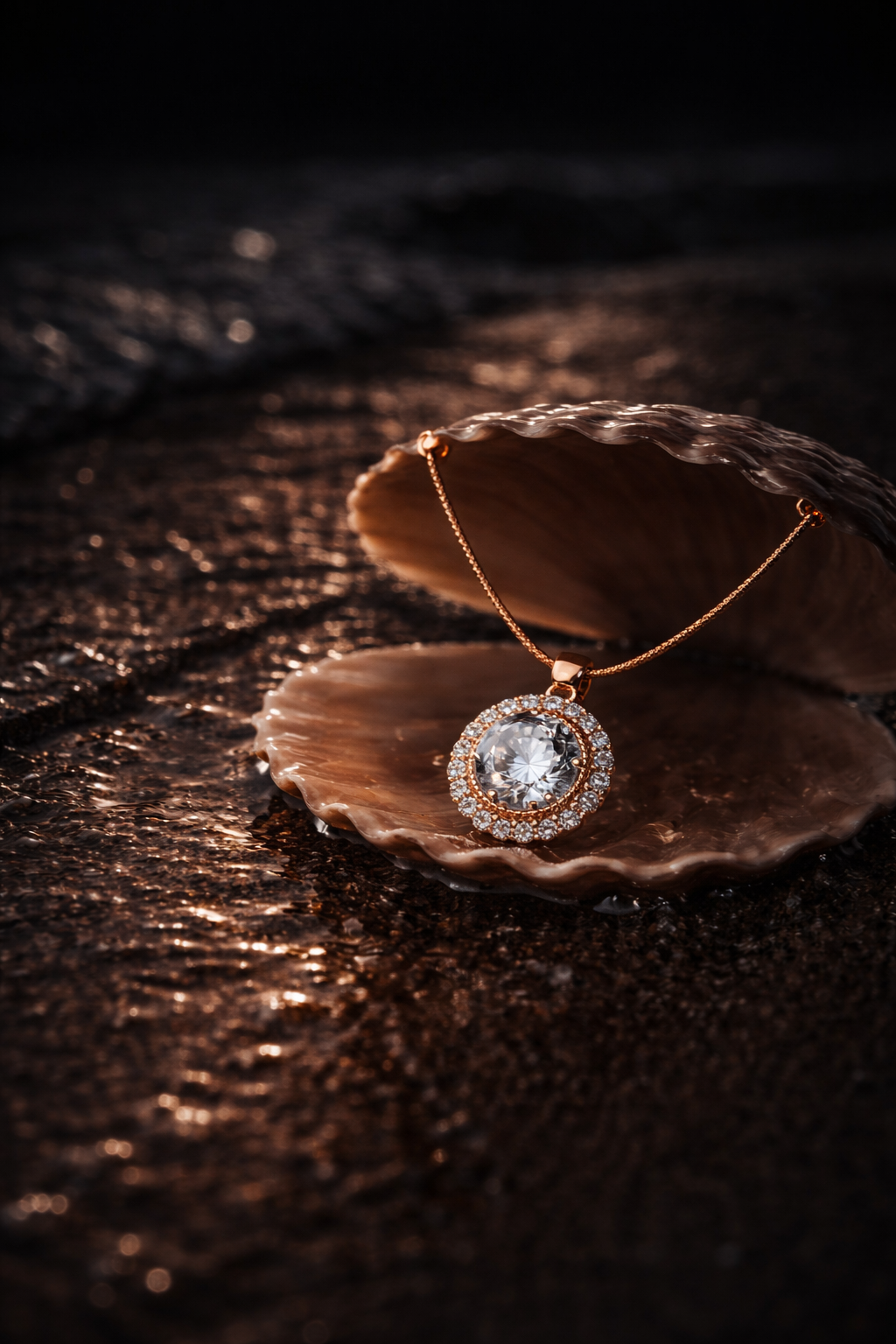 Celeste Halo Necklace