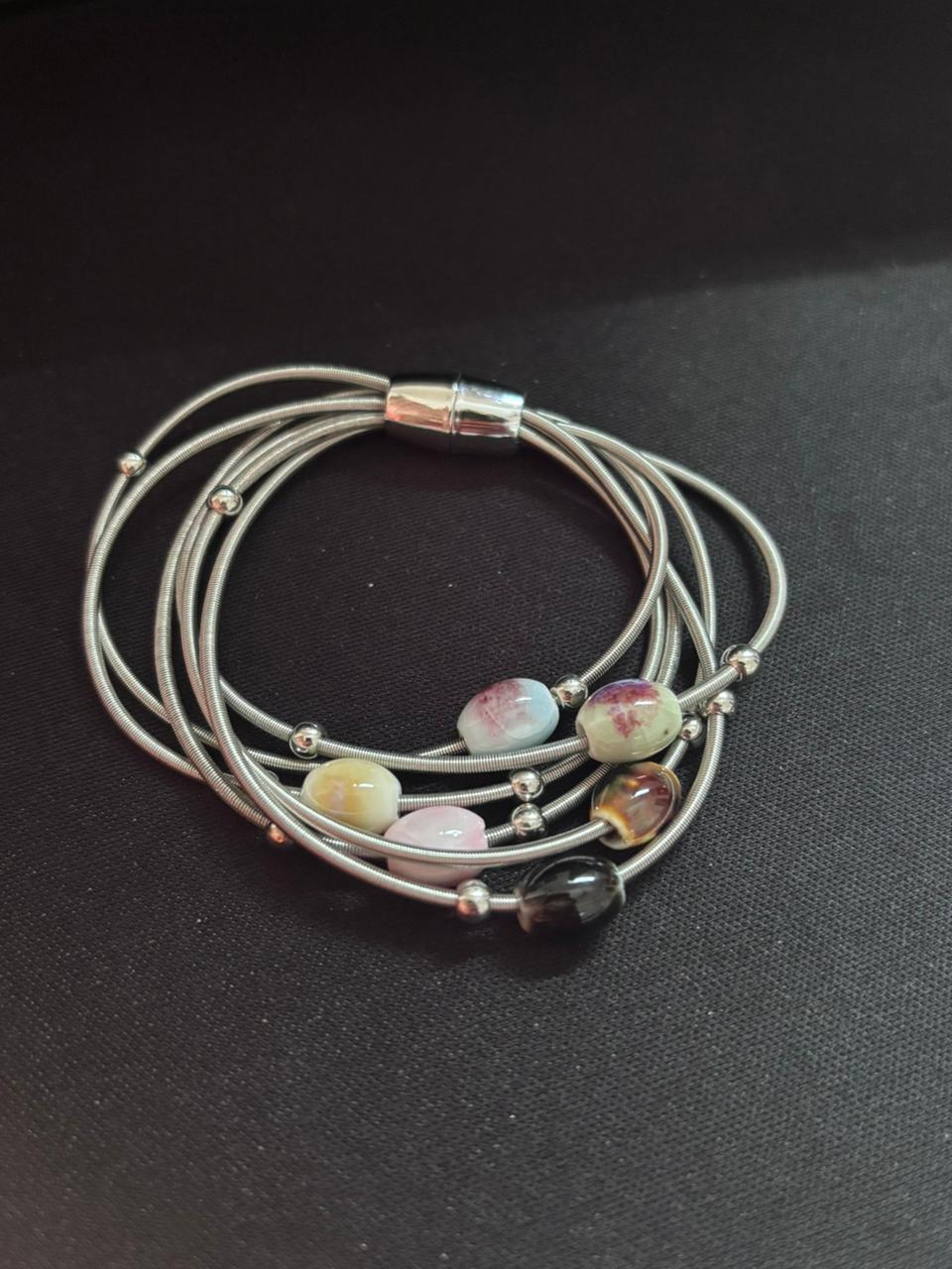 Pastel Stone Symphony Bracelet