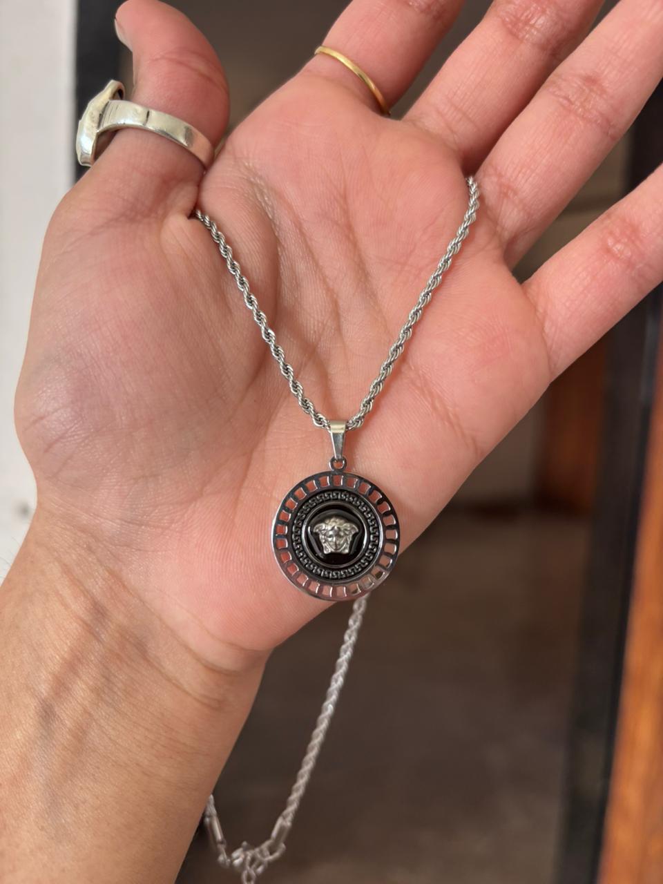 Spartan Medusa Neck Chain